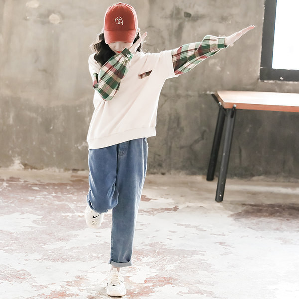 Παιδικό σετ μπλούζα τζιν για κορίτσια