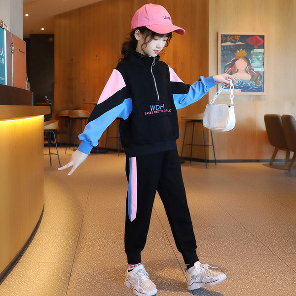 Αθλητικό-καθημερινό σετ για κορίτσια σε δύο μέρη