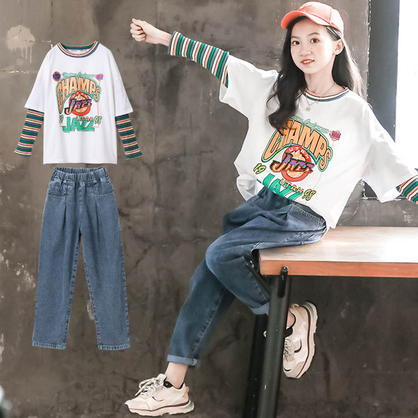 Παιδικό σετ με απλικέ μπλούζας