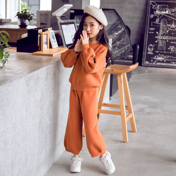 Set de iarnă pentru copii din două părți pantaloni și bluză