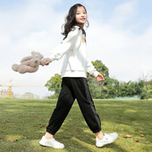 Αθλητικό-καθημερινό σετ για κορίτσια με επιγραφή