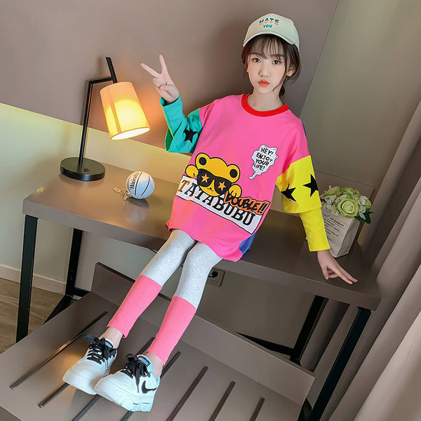 Μοντέρνο παιδικό σετ για κορίτσια σε δύο μέρη