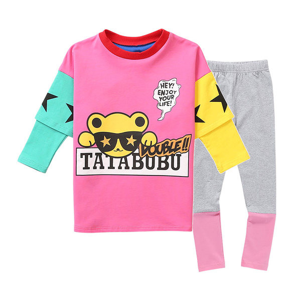 Μοντέρνο παιδικό σετ για κορίτσια σε δύο μέρη