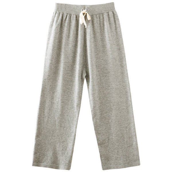 Pantaloni copii pentru fete cu lungime 7/8 si cravate