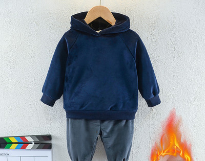 Παιδικό σετ για κορίτσια με φόδρα και κουκούλα