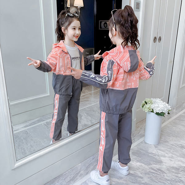 Set zilnic pentru copii din două piese pentru fete