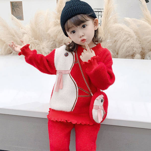 Παιδικό σετ για κορίτσια σε δύο μέρη με 3D εφαρμογή