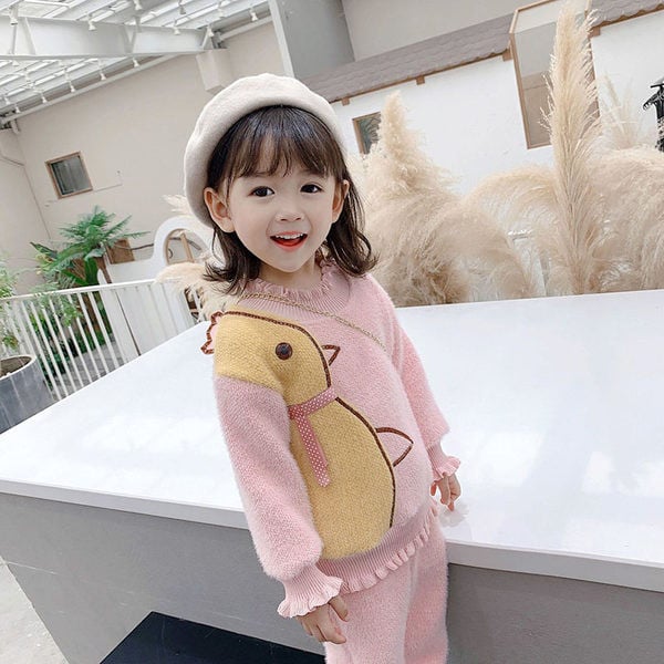 Παιδικό σετ για κορίτσια σε δύο μέρη με 3D εφαρμογή