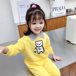 Καθημερινό σετ για κορίτσια - μπλούζα και παντελόνι