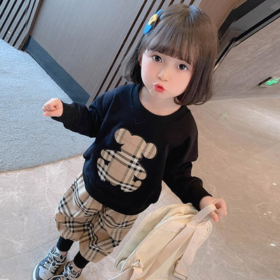 Καθημερινό σετ για κορίτσια - μπλούζα και παντελόνι