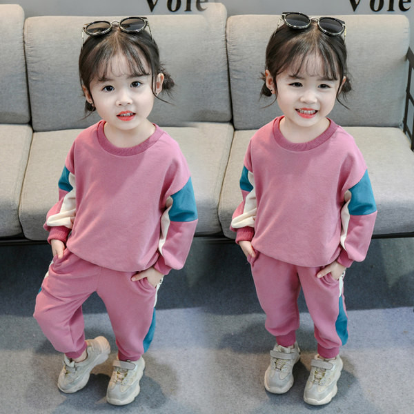 Καθημερινό σετ για κορίτσια - μπλούζα και παντελόνι