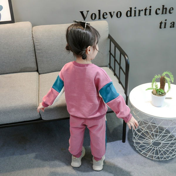 Καθημερινό σετ για κορίτσια - μπλούζα και παντελόνι