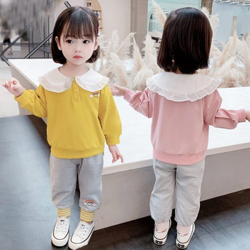 Детски комплект за момичета от блуза и долнище - два модела