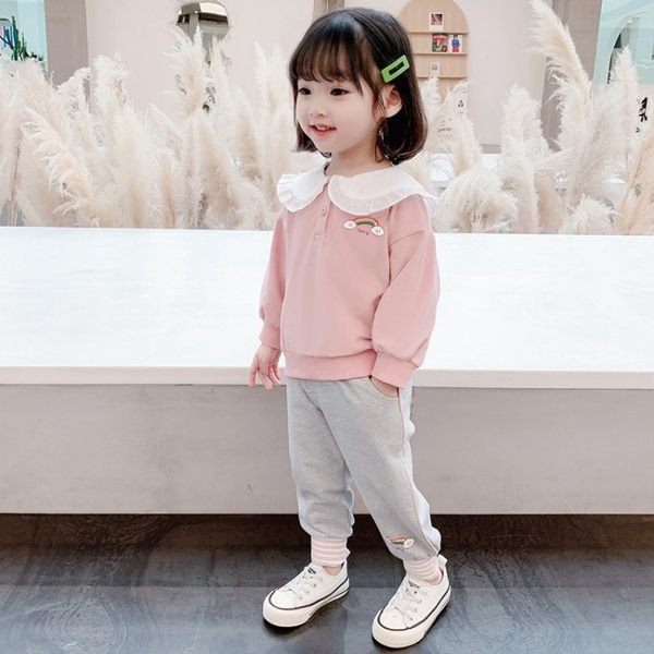 Set copii pentru fete din bluza si lenjerie intima - doua modele