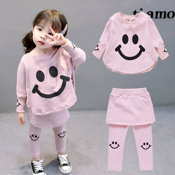 Ανοιξιάτικο-φθινοπωρινό σετ για κορίτσια σε δύο μέρη