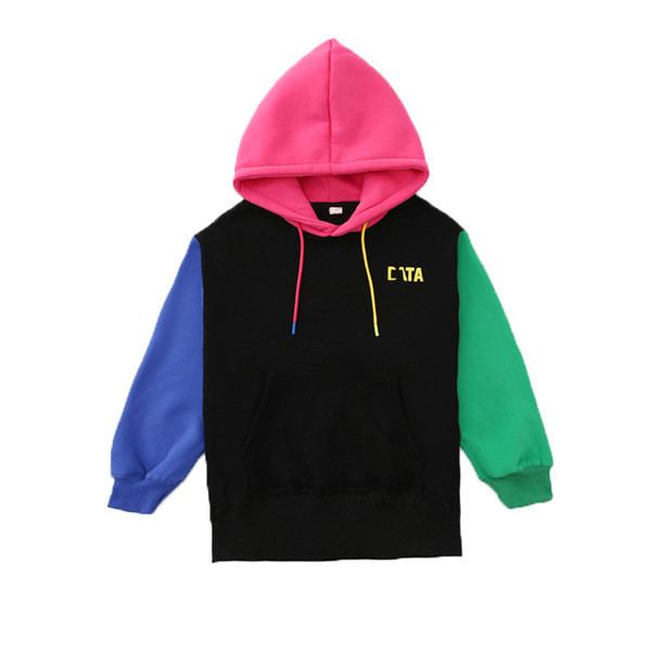 Παιδικό σετ φθινοπώρου-χειμερινό για κορίτσια σε δύο μέρη - φαρδιά φούτερ και κολάν