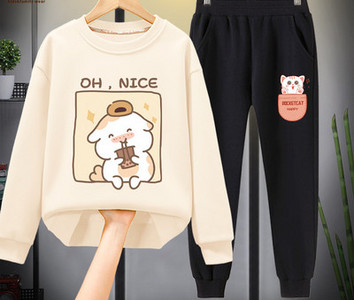 Παιδικό σετ μπλούζας με απλικέ και παντελόνι - πολλά μοντέλα