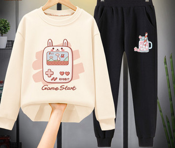 Παιδικό σετ μπλούζας με απλικέ και παντελόνι - πολλά μοντέλα