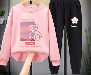 Παιδικό σετ μπλούζας με απλικέ και παντελόνι - πολλά μοντέλα