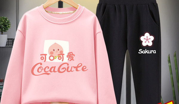 Παιδικό σετ μπλούζας με απλικέ και παντελόνι - πολλά μοντέλα