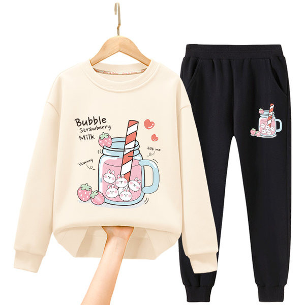 Παιδικό σετ μπλούζας με απλικέ και παντελόνι - πολλά μοντέλα