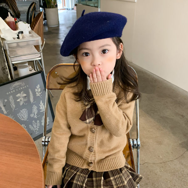 Παιδικό σετ καρό φούστα και πουκάμισο με κορδέλα