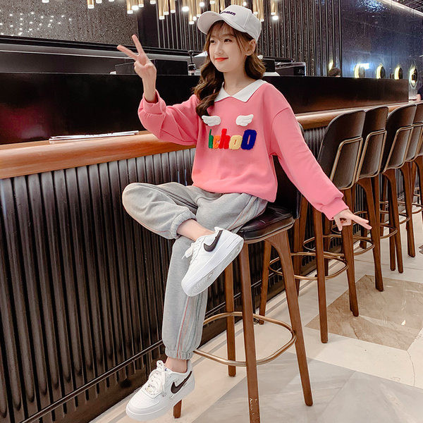 Set pentru copii pentru fete sport de zi cu zi în două părți