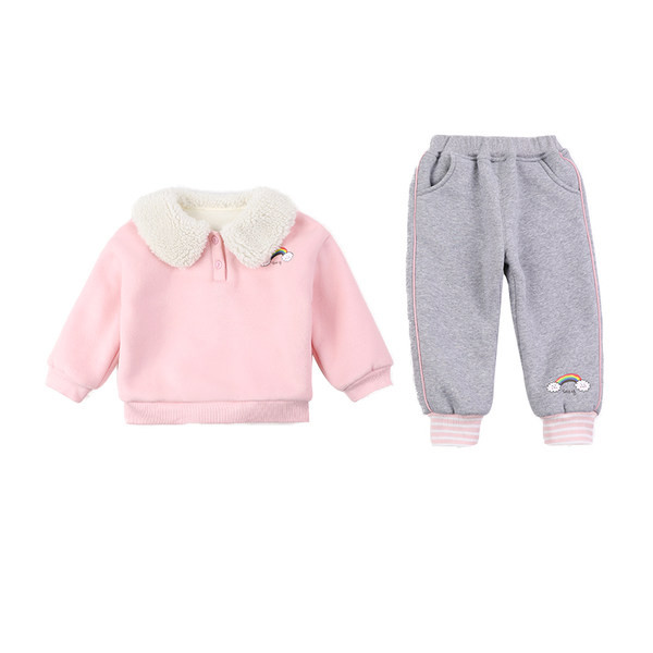 Set copii model nou pentru fete in doua parti cu aplicatie