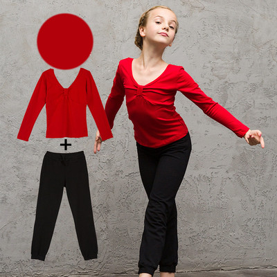 Καθημερινό παιδικό σετ για κορίτσια - μπλούζα και παντελόνι