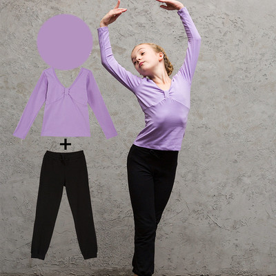 Καθημερινό παιδικό σετ για κορίτσια - μπλούζα και παντελόνι