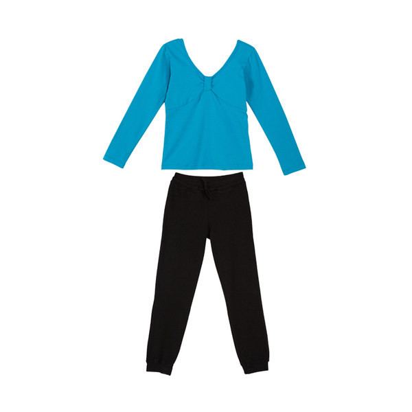 Καθημερινό παιδικό σετ για κορίτσια - μπλούζα και παντελόνι
