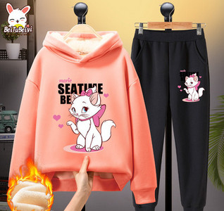 Παιδικό καθημερινό σετ για κορίτσια με ζεστή φόδρα - διάφορες εφαρμογές