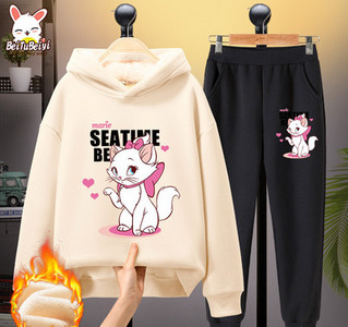 Παιδικό καθημερινό σετ για κορίτσια με ζεστή φόδρα - διάφορες εφαρμογές