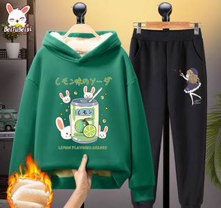 Παιδικό καθημερινό σετ για κορίτσια με ζεστή φόδρα - διάφορες εφαρμογές