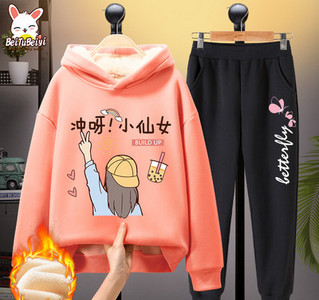 Παιδικό καθημερινό σετ για κορίτσια με ζεστή φόδρα - διάφορες εφαρμογές