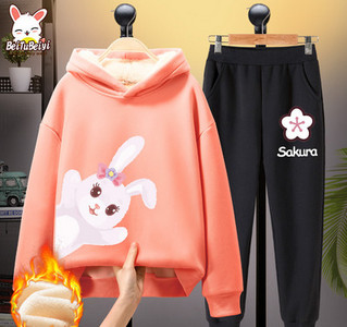 Παιδικό καθημερινό σετ για κορίτσια με ζεστή φόδρα - διάφορες εφαρμογές