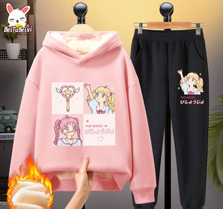 Παιδικό καθημερινό σετ για κορίτσια με ζεστή φόδρα - διάφορες εφαρμογές