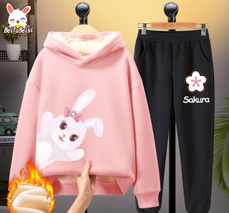 Παιδικό καθημερινό σετ για κορίτσια με ζεστή φόδρα - διάφορες εφαρμογές