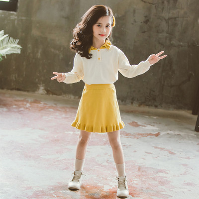 Παιδικό σετ για κορίτσια φούστα και μπλούζα