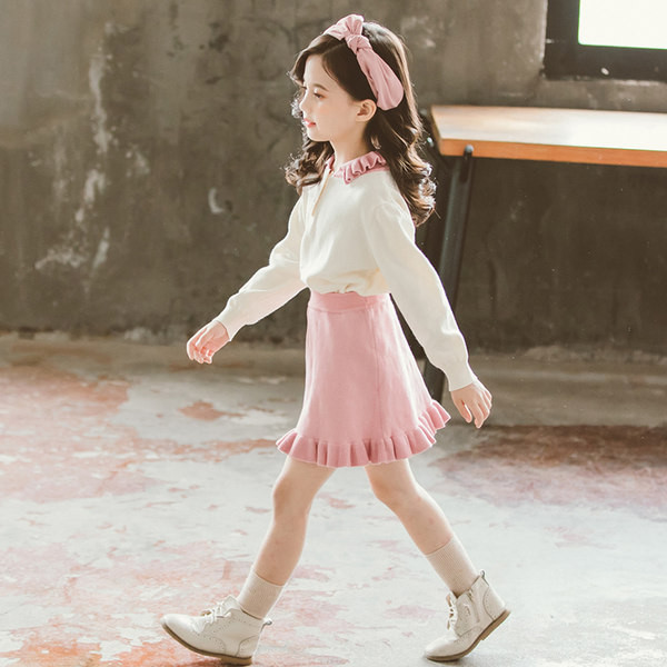 Παιδικό σετ για κορίτσια φούστα και μπλούζα