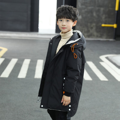 Μοντέρνο παιδικό μπουφάν με κουκούλα για αγόρια σε τρία χρώματα