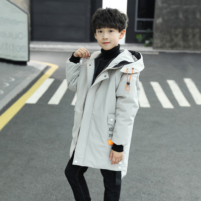 Μοντέρνο παιδικό μπουφάν με κουκούλα για αγόρια σε τρία χρώματα