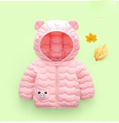Χειμερινό παιδικό μπουφάν με τρισδιάστατα στοιχεία - για αγόρια και κορίτσια