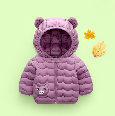 Χειμερινό παιδικό μπουφάν με τρισδιάστατα στοιχεία - για αγόρια και κορίτσια