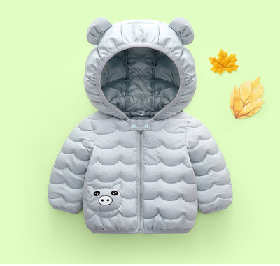 Χειμερινό παιδικό μπουφάν με τρισδιάστατα στοιχεία - για αγόρια και κορίτσια