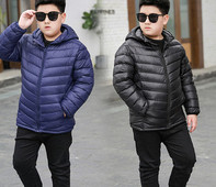 Παιδικό μπουφάν για αγόρια με κουκούλα και φερμουάρ