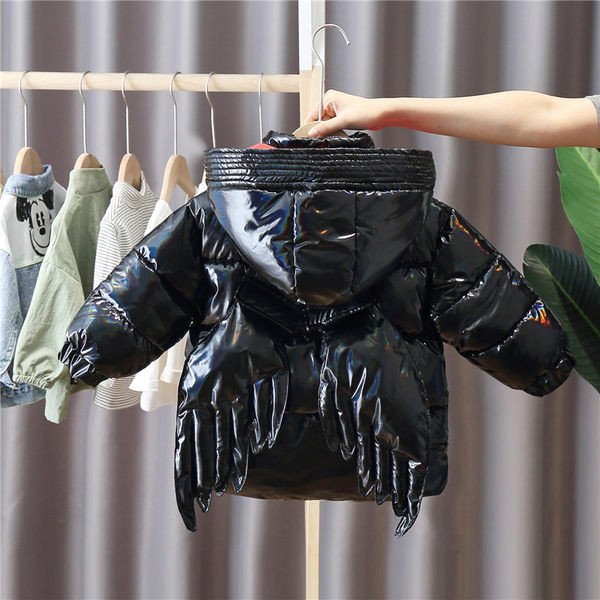 Παιδικό σύγχρονο μπουφάν με κουκούλα και 3D στοιχεία για αγόρια