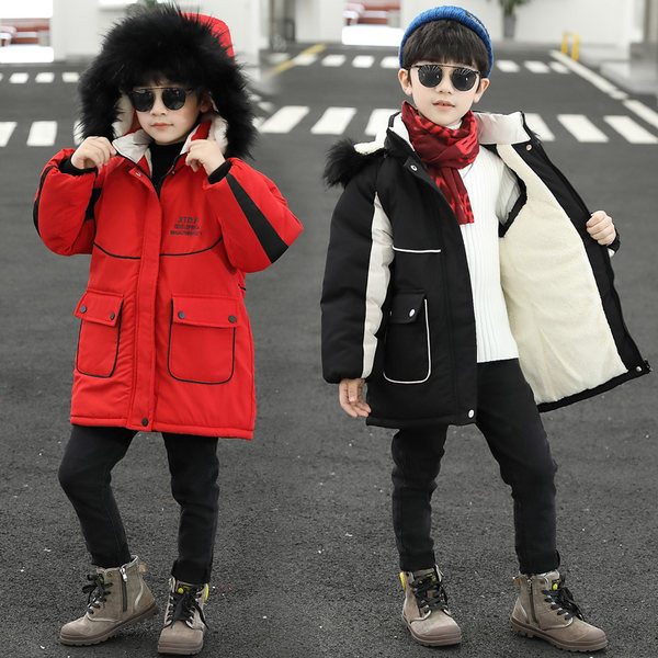 Χειμερινό μπουφάν με ζεστή φόδρα για αγόρια