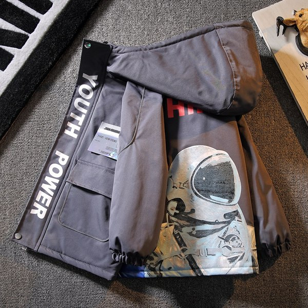 Geaca de iarna calda pentru baieti cu captuseala moale