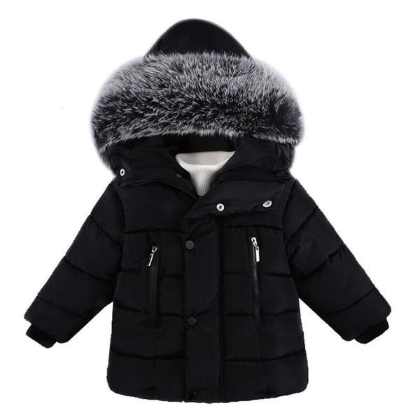 Geaca pentru copii cu gluga si puf potrivita pentru baieti
